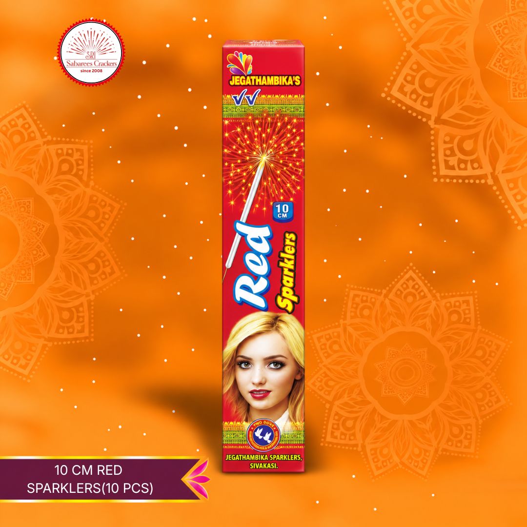10 cm Red Sparklers
